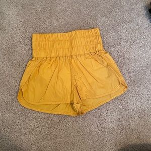 Free People The Way Home Shorts Varsity Gold XS